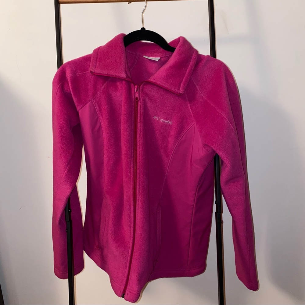 Magenta Columbia Full Zip Fleece -M